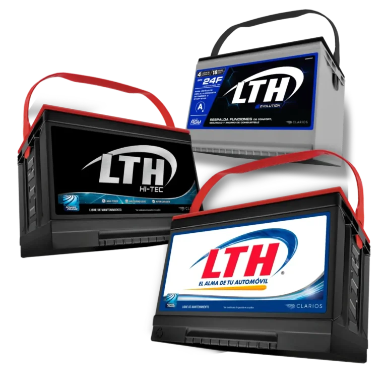 3 baterias de la marca lth
